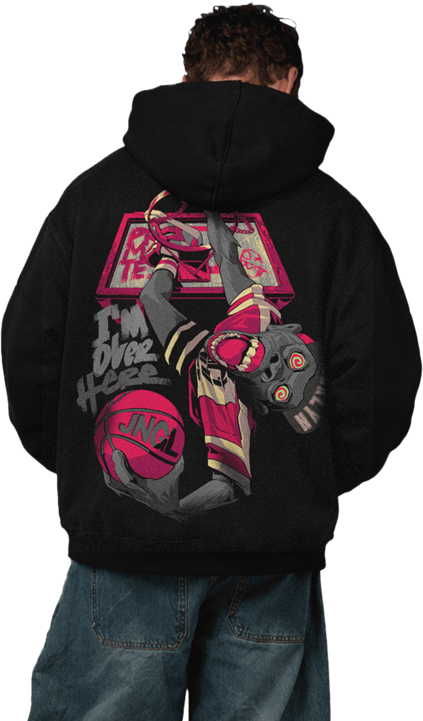 Dunk Hoodie — Ink Black